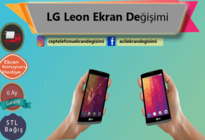 lg leon ekran değişimi